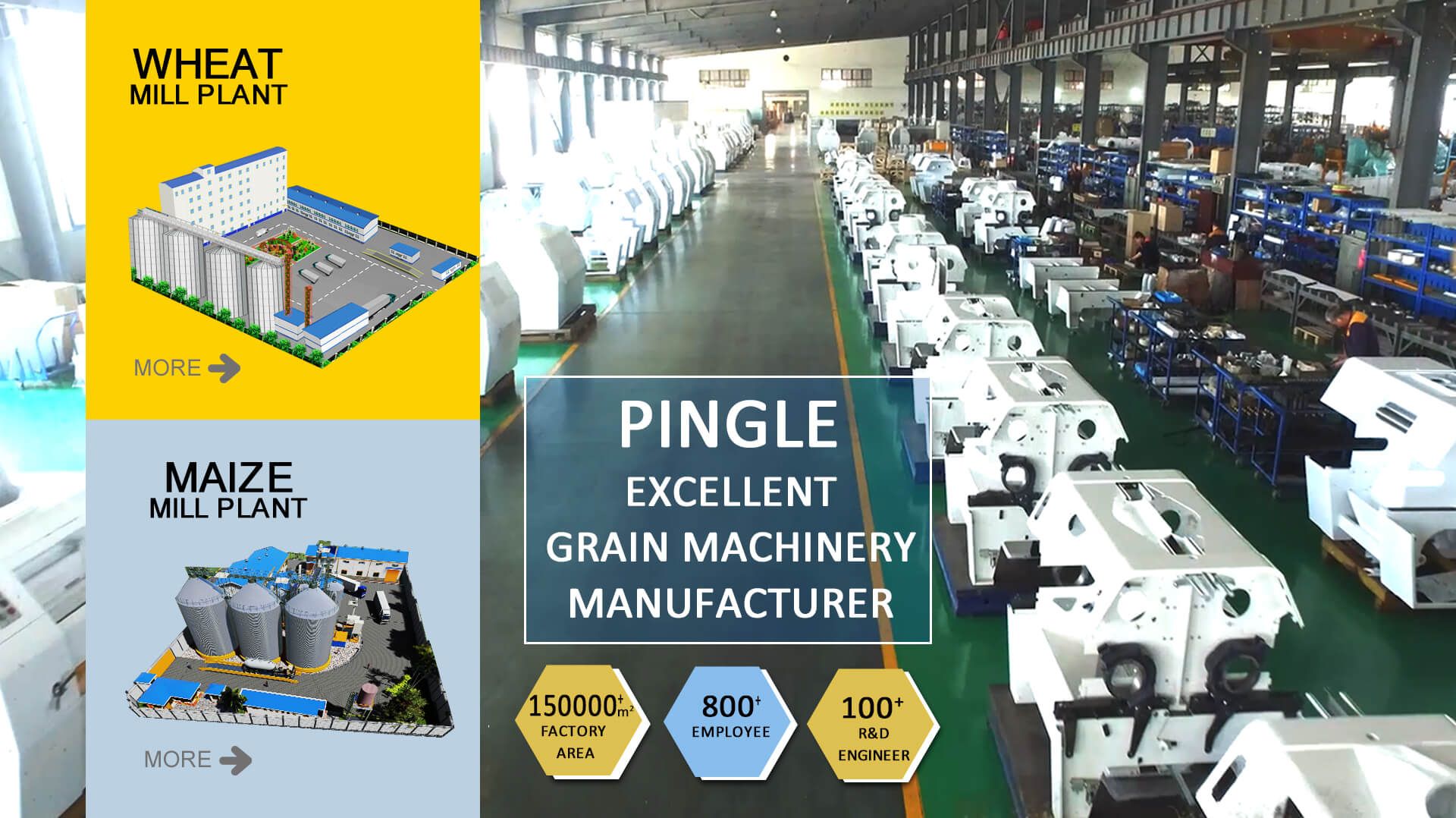 Pingle Excellent Grain Mill Machinery Manufacturer
