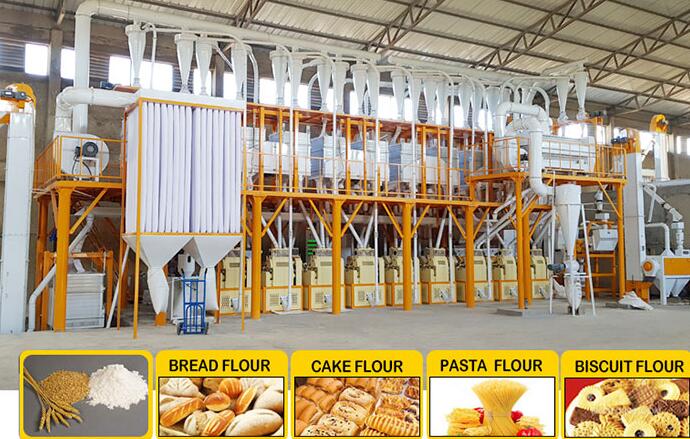 Compact Structure Wheat Flour Milling Plant