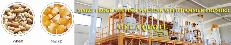 Maize Flour Milling Machine with Hammer Crusher