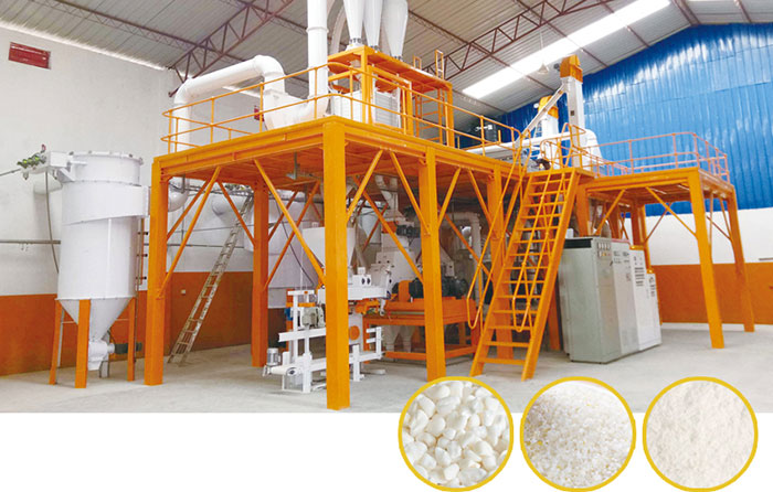 Maize Flour Milling Machine with Hammer Crusher