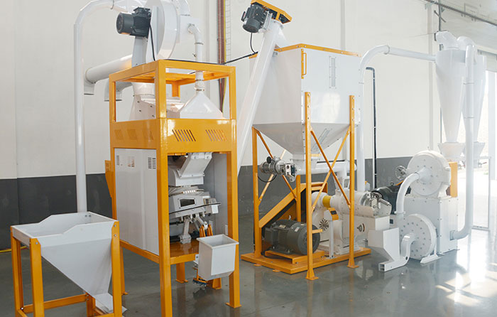 Maize Flour Milling Machine with Hammer Crusher