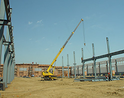 In 2012 The extension project of production lines of grain processing equipment put into construction officially;