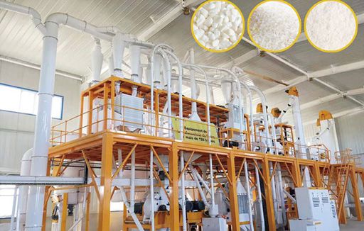 maize flour mill machine